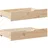 vidaXL Bettschubladen mit Rollen 2 Stk. 80x55x17 cm Massivholz Kiefer