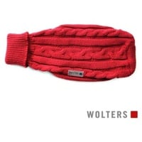 Wolters Zopf-Strickpullover rot 30 cm
