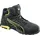 Puma Amsterdam Mid Gr. 42 schwarz/gelb Leder S3 SRC EN20345