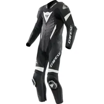Dainese Laguna Seca 6 S26, Lederkombi 1tlg. perforiert - Schwarz/Weiß/Grau - 50