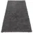 RugsX Flokati, Wolle - Bettdecke, Plaid Grau, Grey 55x110 cm,