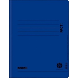 BRUNNEN Schreibmappe Schnellhefter, DIN A4 blau