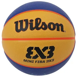 Wilson 3x3 Mini Basketball Blau/Gelb