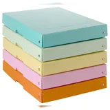 Falken 22001952 PURE Box Pastell DIN A4, Füllhöhe 40 mm - Farben pastell sort.
