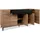 Homestyle4u Sideboard 180 x 90 x 42 cm Braun / Schwarz