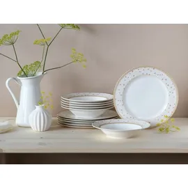 CreaTable Emilia Tafelservice 12-tlg. creme-weiß
