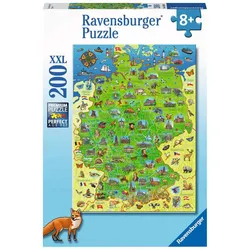 Bunte Deutschlandkarte
