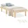 Homestyle4u 90 x 200 cm Braun