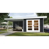 Weka 126 B+ 590x241cm Gartenhaus anthrazit (126.3024.46211)