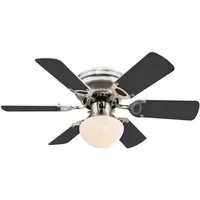 ETC Shop LED Deckenventilator mit Zugschalter Ventilatorlampe Decke 3