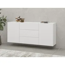 Home Affaire Ava 140 x 62 x 35 cm weiß matt