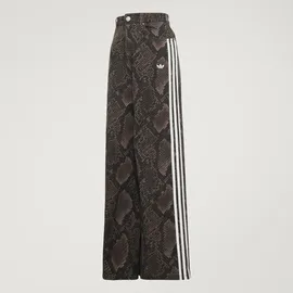 adidas DENIM-HOSE, LOCKER GESCHNITTEN, SCHLANGENPRINT - Earth Strata / Aurora Coffee - 36-34