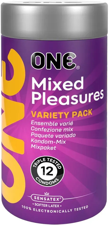 Vielfältige Kondome: ONE Mixed Pleasures (12 Kondome) 12 St