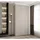abiks möbel Drehtürenschrank COMO 120 x 245,5 x 50 cm Gold