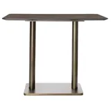coco maison Bartisch 120 x 75 cm Braun/Gold