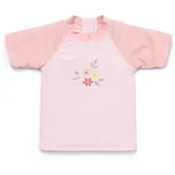 Little Dutch Bade-T-Shirt kurzarm Flower Pink gr. 74/80 | Little Dutch