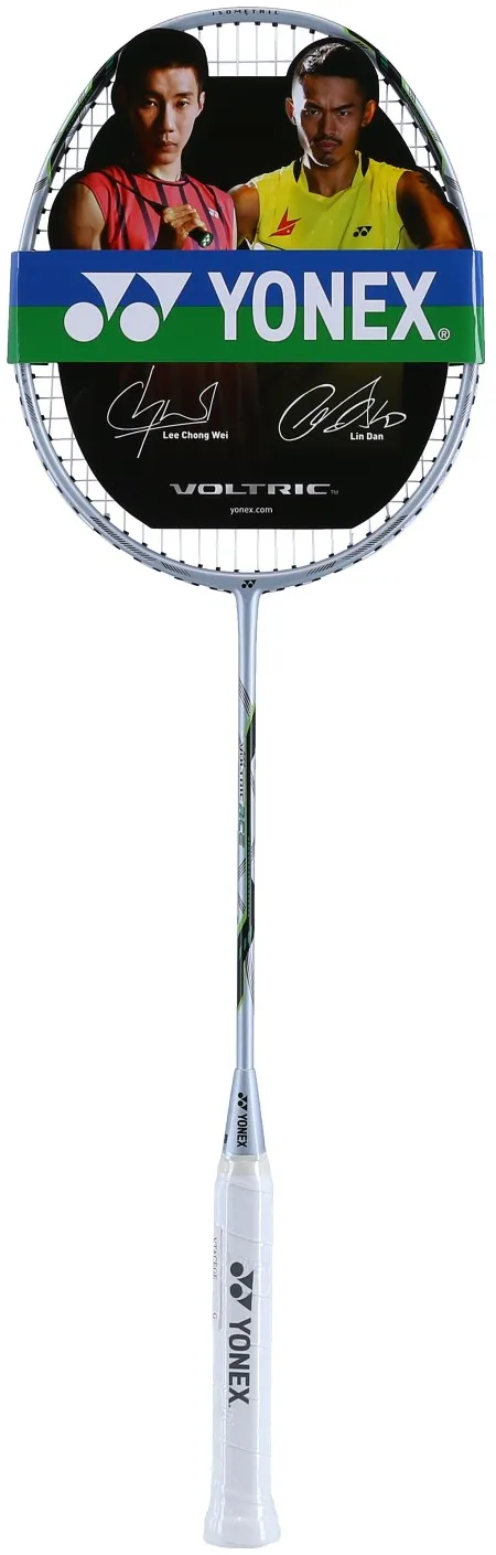 Yonex Badmintonschläger Voltric Ace (kopflastig, flexibel) eisblau - besaitet -