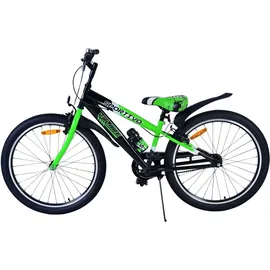 Volare Kinderfahrrad Sportivo Jungen 24 Zoll Kinderrad Grün Zweihandbremsen