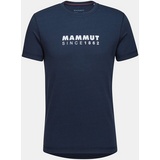 Mammut Herren Core Logo T-Shirt blau S