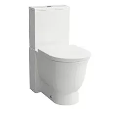 LAUFEN The new classic Stand-WC-Kombination H8248580000001 37x70cm, spülrandlos, weiß