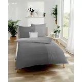 Mako-Satin zinn 155 x 220 cm + 80 x 80 cm