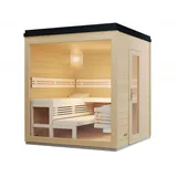 InfraWorld Gartensauna CASA 1 Außensauna Massivholz Saunahaus 215,6