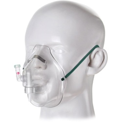 Sauerstoffmaske Respi-Check mit Atem-Indikator für Erwachsene, mittlere Konzentr...