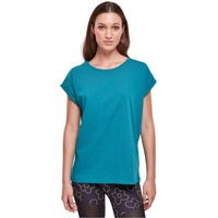 URBAN CLASSICS Damen Ladies Extended Shoulder Tee T-Shirt, watergreen, 3XL