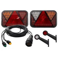 UNITRAILER Lichtset: FRISTOM LED-Rückleuchten + HORPOL LED-Seitenmarkierungsleuchten 5,5 m