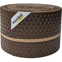 zaunzu® Sichtschutzstreifen 26 m braun Rattan