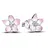 Pandora Ohrstecker Kirschblüte Silber 294370C01 pink