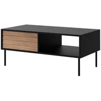 Mirjan24 Couchtisch Braun, Holz Optik, Rechteckig,Rechteckig, 100x45x55 cm, Wohnzimmer,