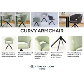 Tom Tailor Armlehnstuhl CURVY ARMCHAIR 61,5 x 78,5 x 59 cm sunny sand