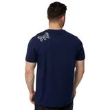 TapouT Herren T-Shirt normale Passform WESTLAKE weiß|blau XL