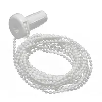 EFIXS Kettengetriebe mit Endloskette für Minirollo, Easyrollo, Klemmrollo oder Klemmfixrollo ~ Bedienlänge 90 cm ~ Farbe: weiss ~ Rollowelle: Innendurchmesser 16 mm ~ Aussendurchmesser 17 mm