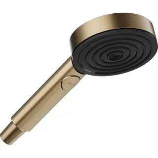 Hansgrohe Pulsify Select S Duschkopf 105, 3 Strahlarten, Relaxation EcoSmart, 24111 (3 Strahlarten, 9 l/min, 1,2 bar, brushed bronze