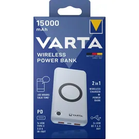 Varta Wireless Power Bank 15000 mAh weiß