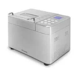 h.koenig BAKE440 Brotmaschine, 15 Programme, 3 Brotgrößen, bis zu 1 kg Brot, Startvorwahl/Warmhaltefunktion, abnehmbarer Behälter, antihaftbeschichtet, LCD-Display, 600 W