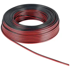 goobay 67732 Lautsprecherkabel 2x1.5 mm2 CCA 10 m rot/schwarz