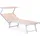 Rebecca Mobili Sonnenliege 186 x 61 x 38 cm Beige