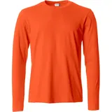 Clique Basic Langarmshirt orange S