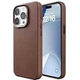 Woodcessories Bio Leather Case MagSafe iPhone 15 Pro Max Brown