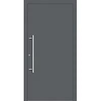 Haustür RC3 "GESA" 79 mm Basaltgrau RAL 7012 innen öffnend DIN links