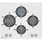 Electrolux PVF645UOB Ebene Kochen 4 Brenner 60 CM Weiß Gitter aus Gusseisen