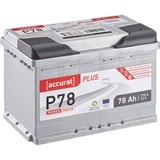 Accurat Plus P78 Autobatterie 78Ah