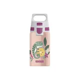Sigg Shield One Flora 0.5L Trinkflasche mit WMB ONE TOP, BPA frei, Auslaufsicher, CO2 taug