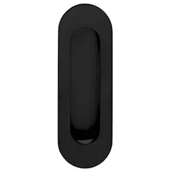 INTERSTEEL Schiebetürmuschel 4476 Edelstahl schwarz oval ( 3000210922 )