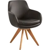 Musterring Esszimmerstuhl Tavia Leder braun
