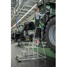 Günzburger Aluminium-Arbeitspodest 5 Stufen (50035)