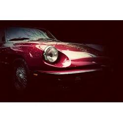 Fototapete PAPERMOON "Retro-Oldtimer", bunt (mehrfarbig), B:3m L:2,23m, Vlies, Tapeten